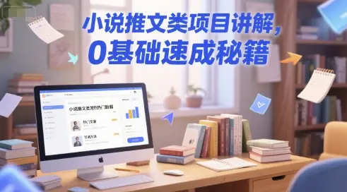 小说推文类项目讲解,0 基础速成秘籍-创业猫 小说推文类项目讲解,0 基础速成秘籍