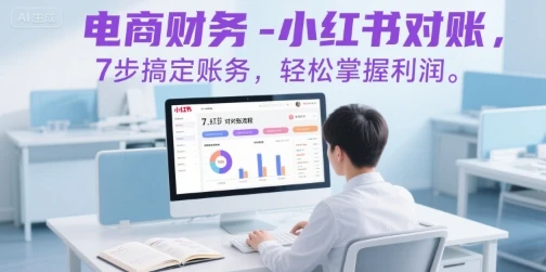 【精】电商财务-小红书对账,7步搞定账务,轻松掌握利润-创业猫 【精】电商财务-小红书对账,7步搞定账务,轻松掌握利润