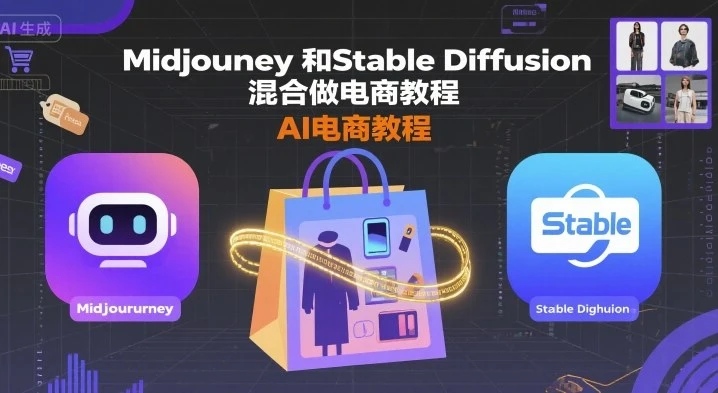 【精】Midjourney和Stable Diffusion混合做电商教程-ai电商教程-创业猫 【精】Midjourney和Stable Diffusion混合做电商教程-ai电商教程