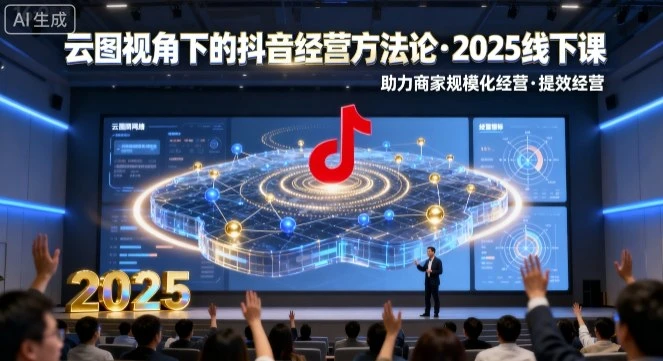 【精】云图视角下的抖音经营方法论,2025线下课,助力商家规模化经营,提效经营(录音+字幕)-创业猫 【精】云图视角下的抖音经营方法论,2025线下课,助力商家规模化经营,提效经营(录音+字幕)