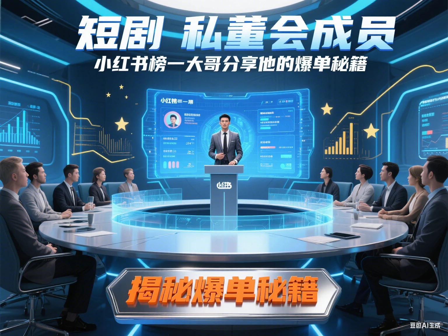 【精】短剧 私董会成员 小红书榜一大哥分享他的爆单