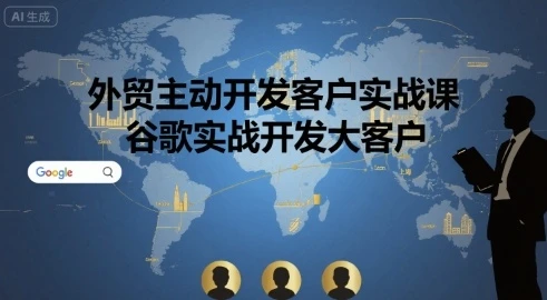 【精】外贸主动开发客户实战课，谷歌实战开发大客户