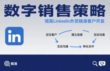 【精】数字销售策略领英LinkedIn外贸精准客户开发