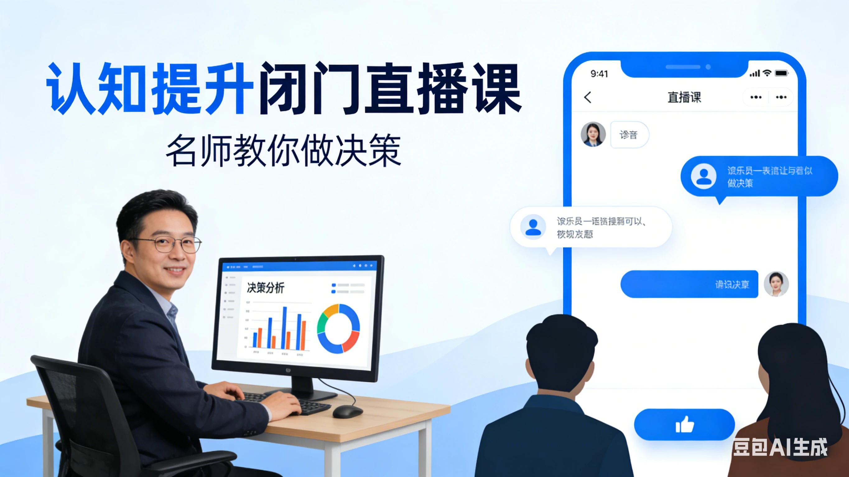 【精】王培霖认知提升闭门直播课，名师教你做决策