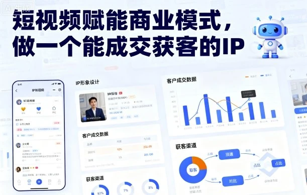 【精】短视频赋能商业模式，做一个能成交获客的IP（更新）