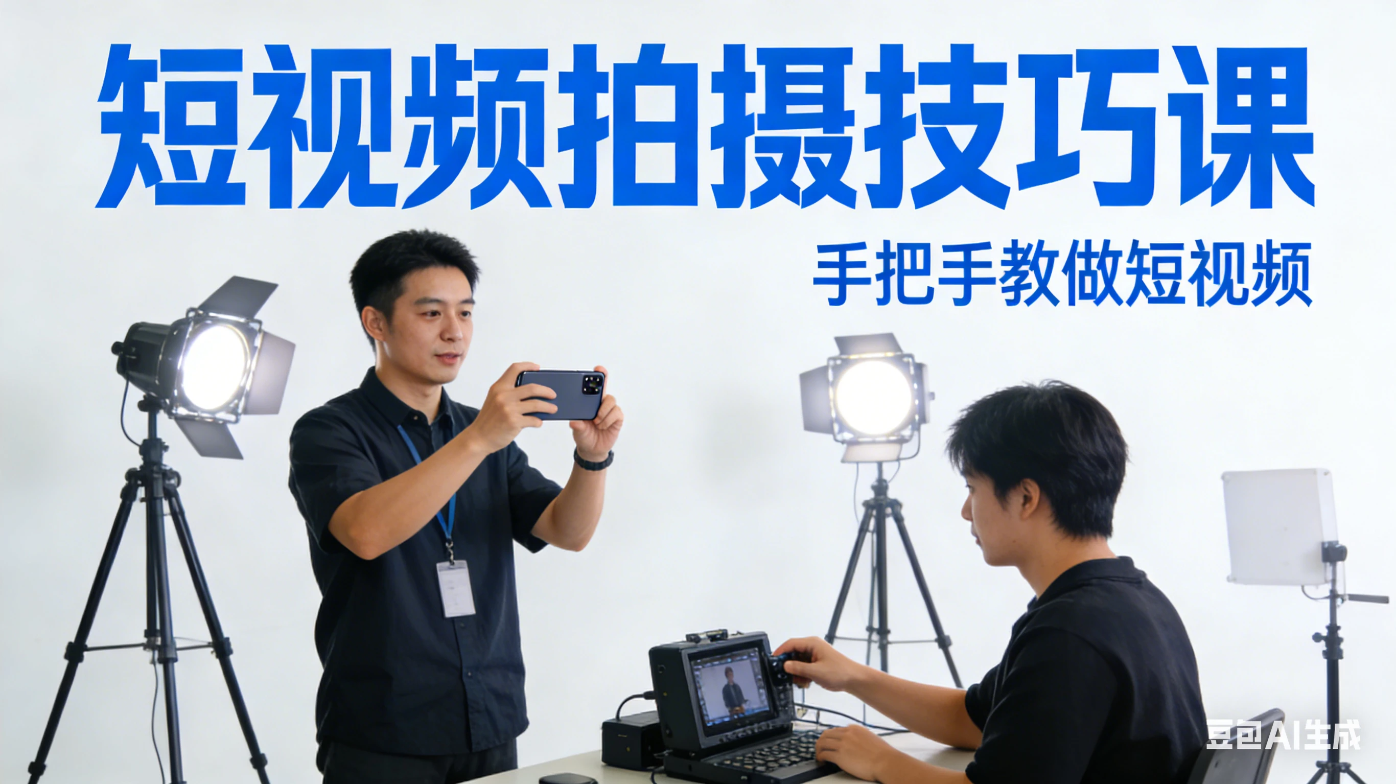 【精】短视频拍摄技巧课，手把手教做短视频