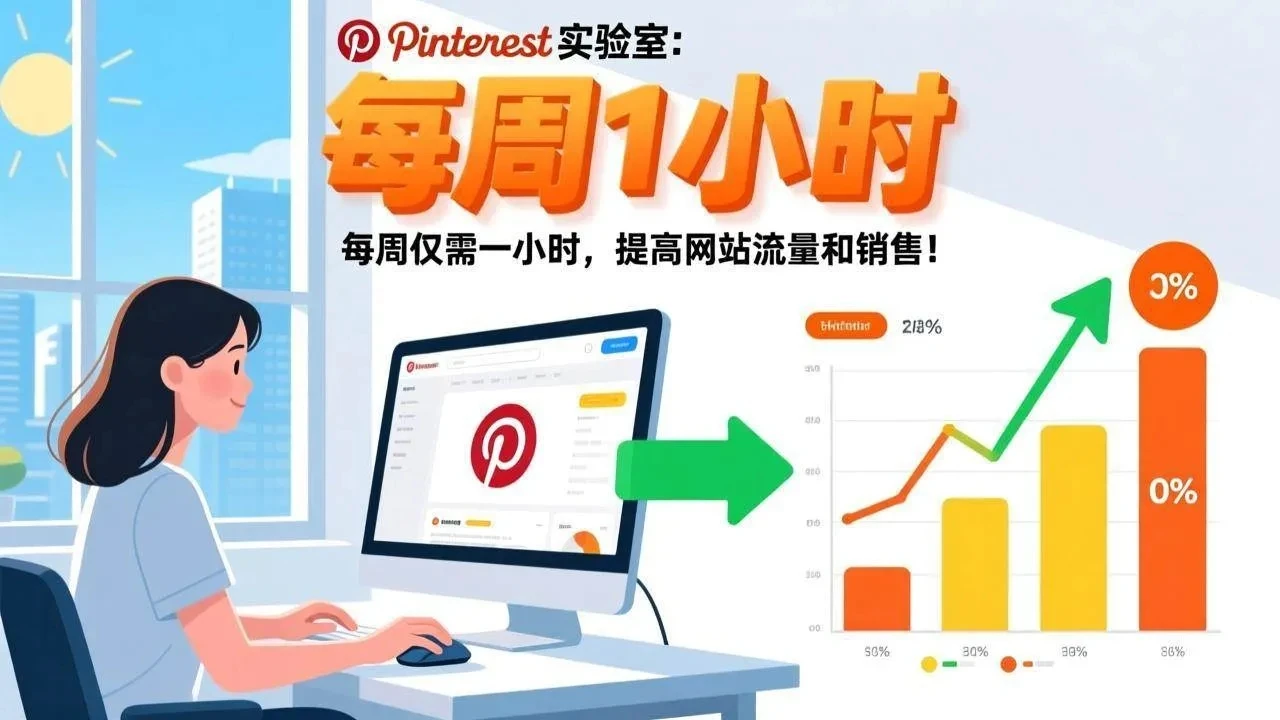 【精】Pinterest实验室:每周仅需一小时,提高网站流量和销售! 【精】Pinterest实验室:每周仅需一小时,提高网站流量和销售!